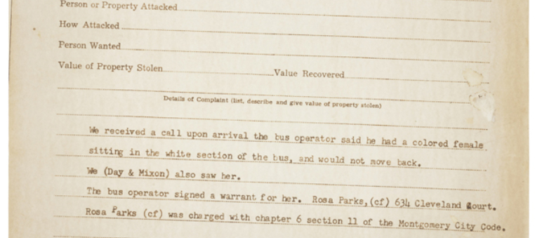 Rosaparks policereport