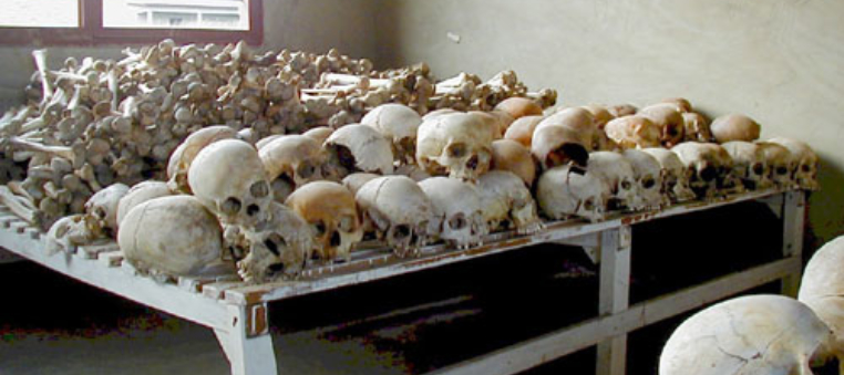 Rwandan Genocide Murambi skulls